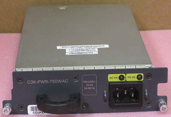 750W εφεδρικός καταλύτης 3750-E/3560-E/RPS 2300 της Cisco c3k-pwr-750WAC παροχής ηλεκτρικού ρεύματος κεντρικών υπολογιστών