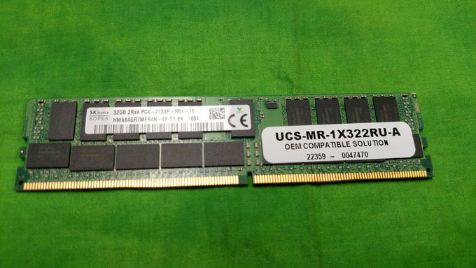 DDR4 2133MHz 2RX4 RDIMM PC4 17000 ECC μνήμη 32GB 1.2V AMY Cisco ucs-κ.-1x322ru-α
