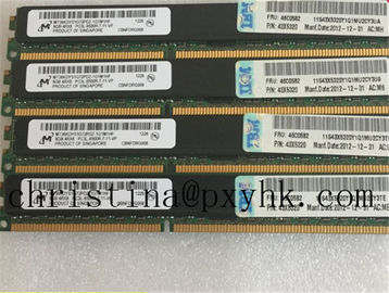 Κίνα ECC της IBM 46C0582 43X5320 8GB 4Rx8 PC3L-8500R ΚΑΝΟΝΙΣΜΌΣ φραγμός μνήμης κεντρικών υπολογιστών προμηθευτής