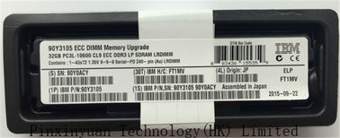 Κίνα σύστημα X3650 M4 μνήμης 1333MHz LP LRDIMM 90Y3105 IBM κεντρικών υπολογιστών 32GB Ddr3 στον ανεφοδιασμό των CC πώλησης προμηθευτής