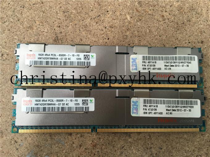 Μνήμη κεντρικών υπολογιστών της IBM 46C7483 46C7489 49Y1400 16G PC3-8500 DDR3-1066