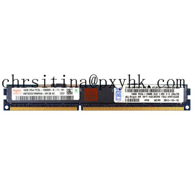 Μνήμη HS22 HS23 λεπίδων της IBM 49Y1528 16G PC3L-10600R 46C0599 VLP