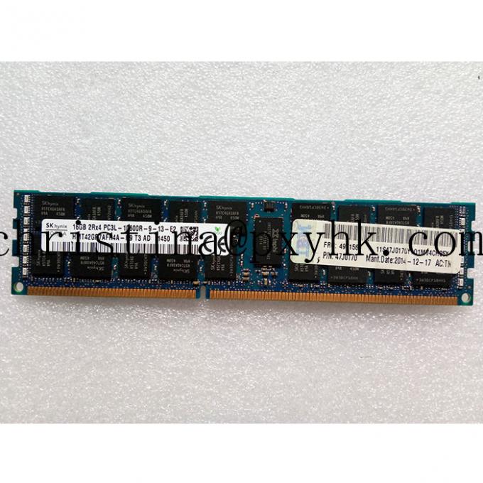 16g ενότητα μνήμης κεντρικών υπολογιστών, μνήμη 49Y1563 49Y1565 47J0170 2RX4 PC3L-10600R κεντρικών υπολογιστών