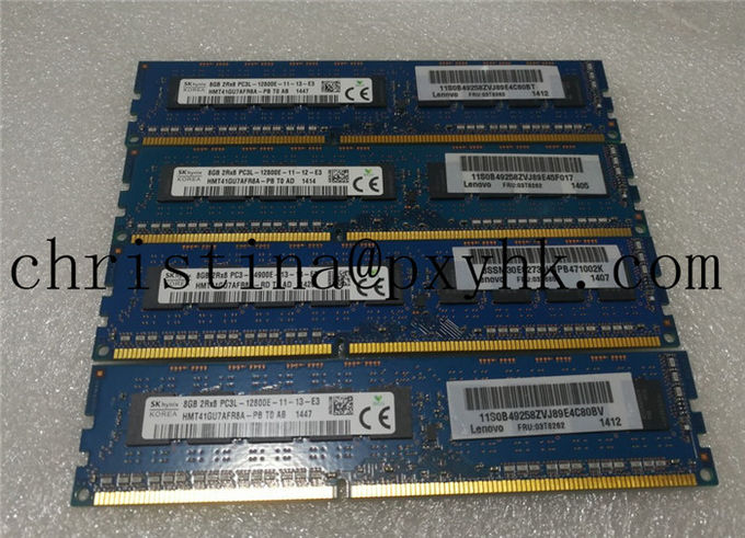 Καθαρή ECC μνήμη DDR3 1600 03T8262 Lenovo 8G 2R*8 PC3L-12800E κεντρικών υπολογιστών