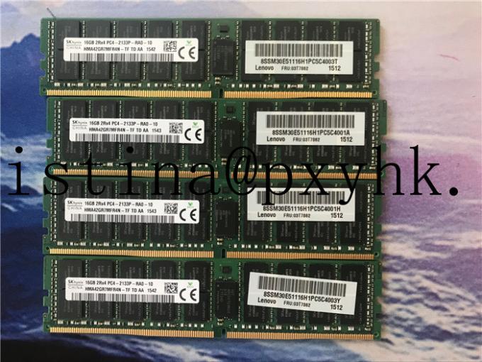 Συνειρμική Ddr4 μνήμη 03T7862 2RX4 PC4-2133P RDIMM κεντρικών υπολογιστών Lenovo