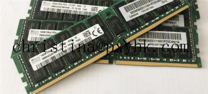 Συνειρμική Ddr4 μνήμη 03T7862 2RX4 PC4-2133P RDIMM κεντρικών υπολογιστών Lenovo