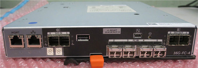 W45ck ελεγκτής κεντρικών υπολογιστών, λιμένας 16gb/S Fc τετραγώνων Powervault Md3860f ελεγκτών επιδρομής της Dell