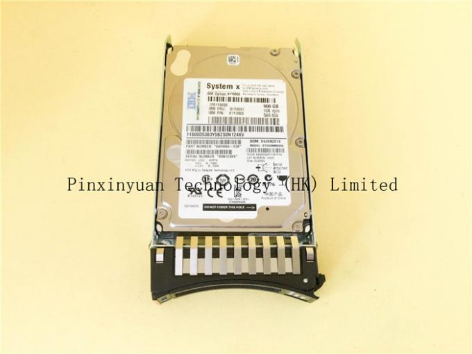 Σκληρός δίσκος υπηρεσιών της IBM 81Y9650 81Y9651 900G 10K SAS SFF 2,5 X3650M2 μ3 M4