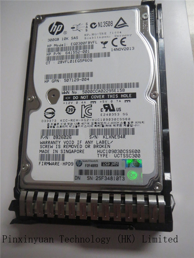 HP 653955-001 300GB 6G SAS 2,5» δίσκος HDD κίνησης 652566-001 693559-001 σκληρός W Gen8