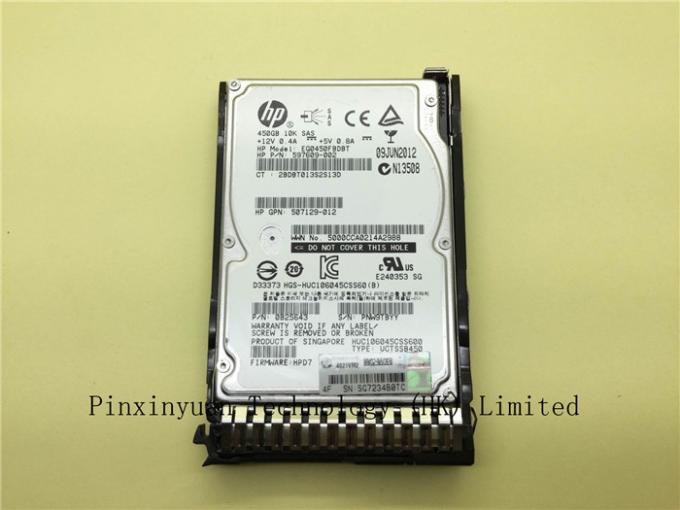 Επιχείρηση 653956-001 450GB 2,5» καυτό βούλωμα HDD Gen8/9 652572-B21 HP της SAS 6GB/s 10K