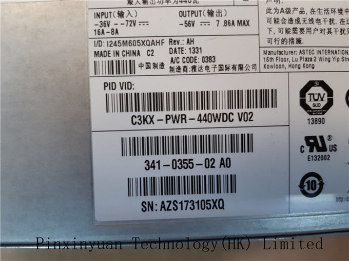 C3kx-pwr-440WDC ΚΑΤΑΛΎΤΗΣ 3k-Χ, ράφι Psu της CISCO παροχής ηλεκτρικού ρεύματος κεντρικών υπολογιστών ΣΥΝΕΧΏΝ κεντρικών υπολογιστών 440W