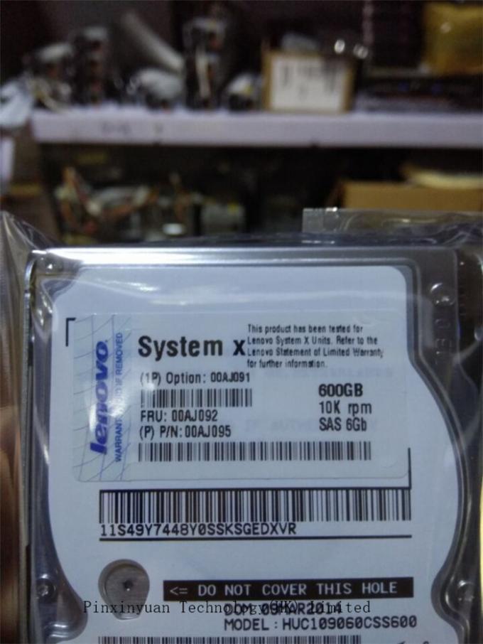 00AJ092 LENOVO/εξαρτήματα κεντρικών υπολογιστών της IBM 600GB, 6GBPS SAS 2,5» σκληρός δίσκος sata G3HS 10k